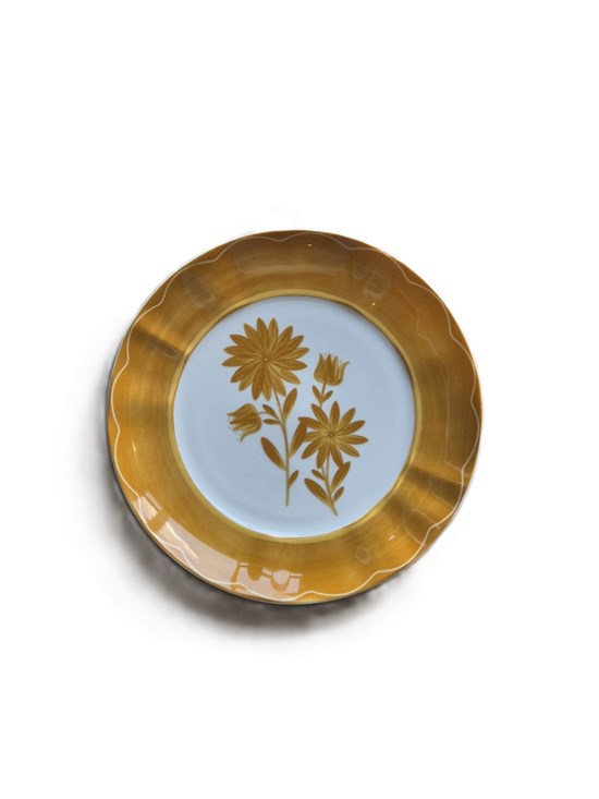 Gaia Amber dinner plate