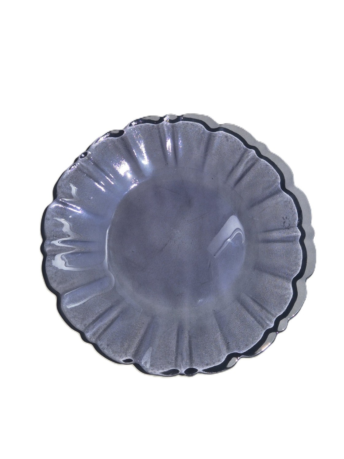 Daisy Indigo Blue charger plate