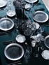 Silver Crown charger plate