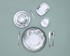 Lusia Platinum charger plate