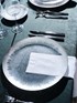 Silver Crown charger plate