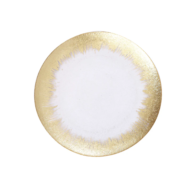 Golden Crown charger plate