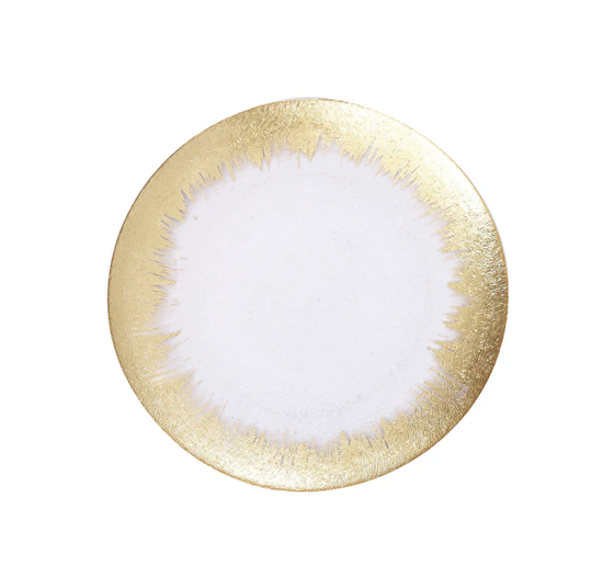 Golden Crown charger plate