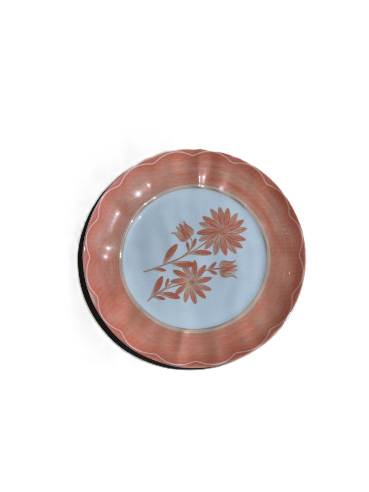 Gaia Peach dinner plate