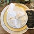 Golden Crown charger plate