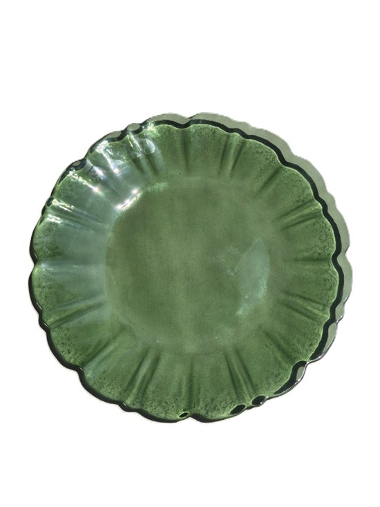 Daisy Dark Forest charger plate