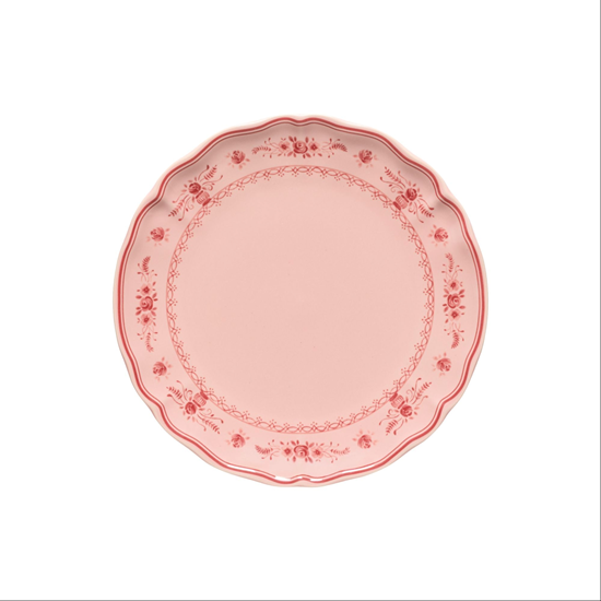 Vila Pink & Red dinner plate