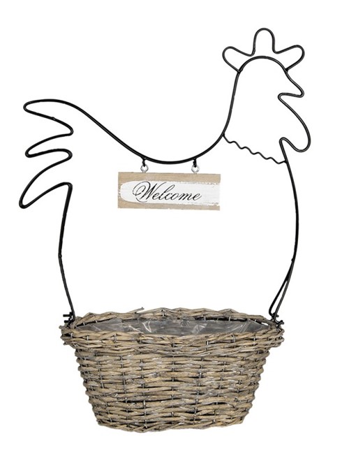 Chicken basket/planter