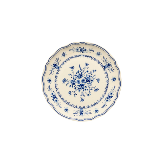 Vila Beige & Blue dessert plate